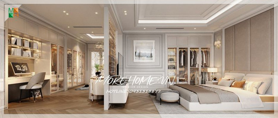 Thay vì lấy bức tường làm rào chắn phân chia ngăn cách khu làm việc và khu nghỉ ngơi thì vách ngăn cnc mạ vàng sẽ là 1 gợi ý tuyệt vời cho căn phòng của bạn. Ngoài việc đóng vai trò phân chia ngăn cách, vách ngăn cnc còn đóng vai trong như 1 món đồ trang trí mang lại vẻ đẹp thẩm mỹ cho không gian căn phòng.